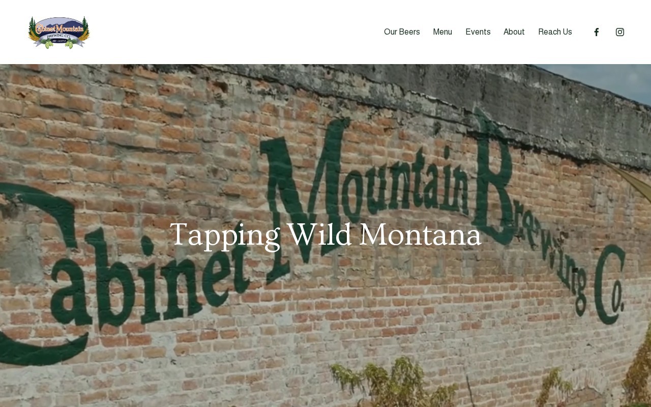 Cabinet Mountain Brewing website